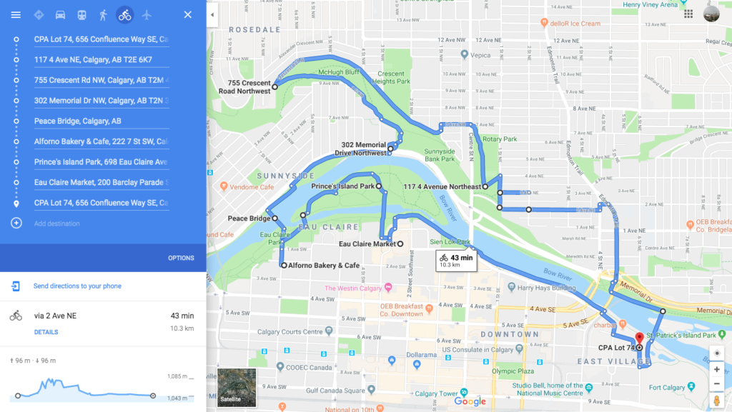 20190507 www.iamcalgary.ca I AM CALGARY Best-Loved Downtown Calgary Cycle Circuits Four-By-Four